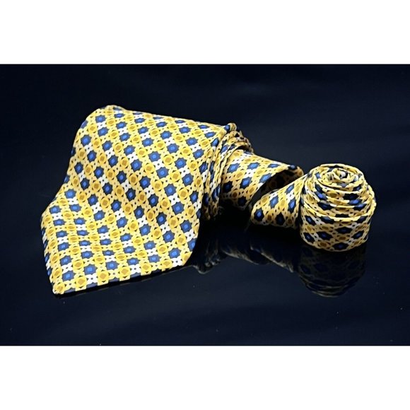 Philippe Vendome Paris Mens Silk  Designer Necktie Tie - Picture 1 of 3